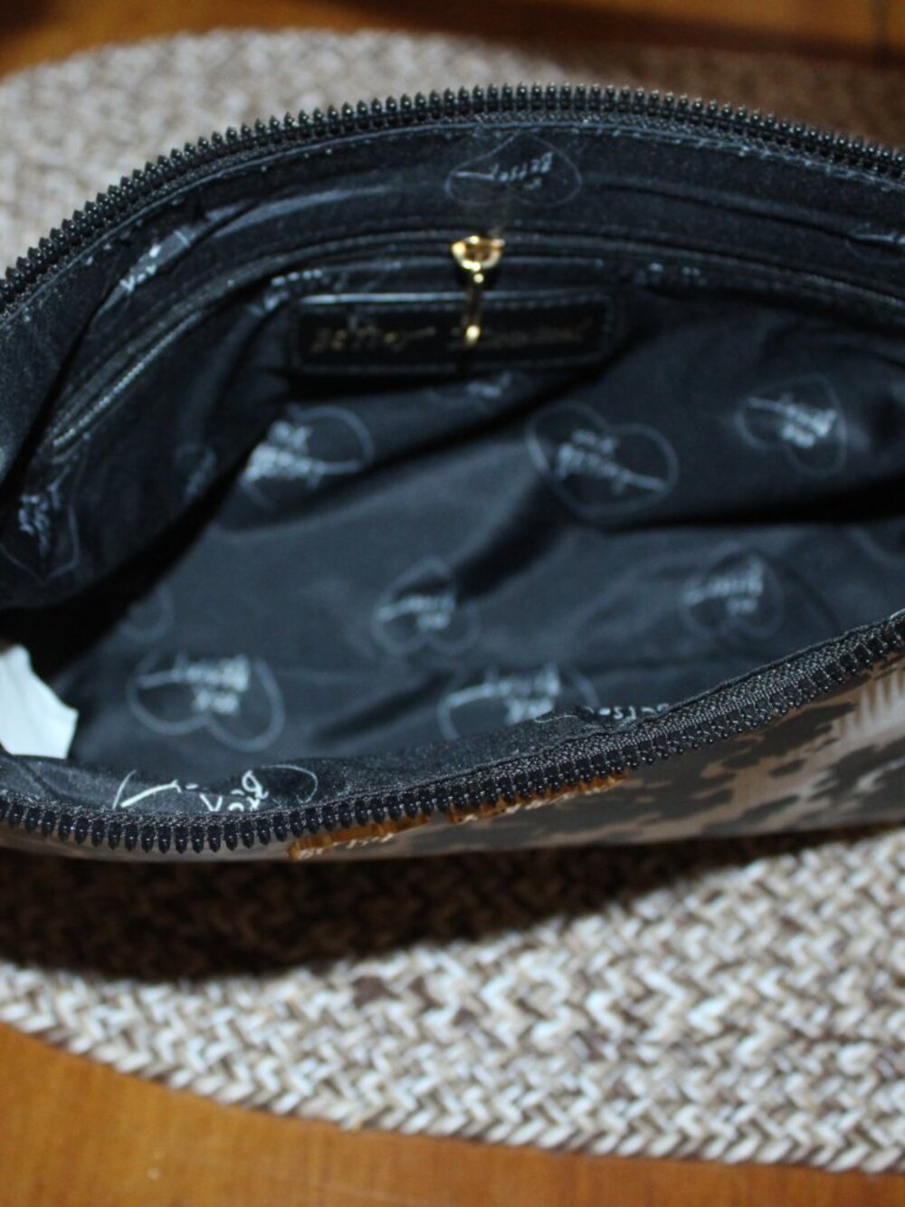 NWT Betsey Johnson western Cow print shoulder bag. BOHO, WESTERN, Darling! - Picture 9 of 15